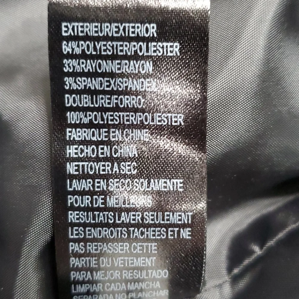 Tahari Black Metallic Studded Blazer NWOT 6 - Picture 9 of 11